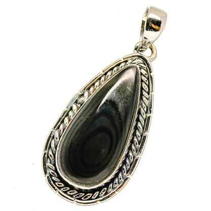 Psilomelane Pendants handcrafted by Ana Silver Co - PD12199