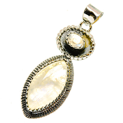 Rainbow Moonstone Pendants handcrafted by Ana Silver Co - PD12201