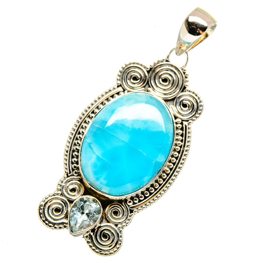 Larimar Pendants handcrafted by Ana Silver Co - PD12211