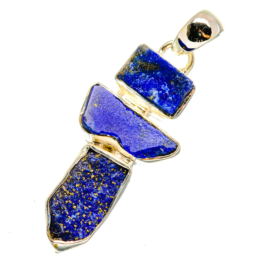 Lapis Lazuli Pendants handcrafted by Ana Silver Co - PD12216