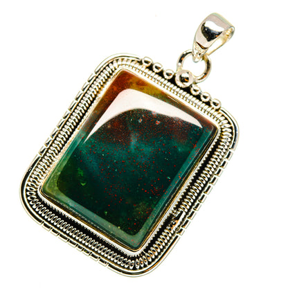 Bloodstone Pendants handcrafted by Ana Silver Co - PD12224