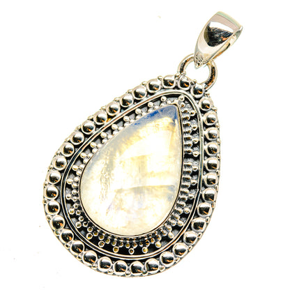 Rainbow Moonstone Pendants handcrafted by Ana Silver Co - PD12225