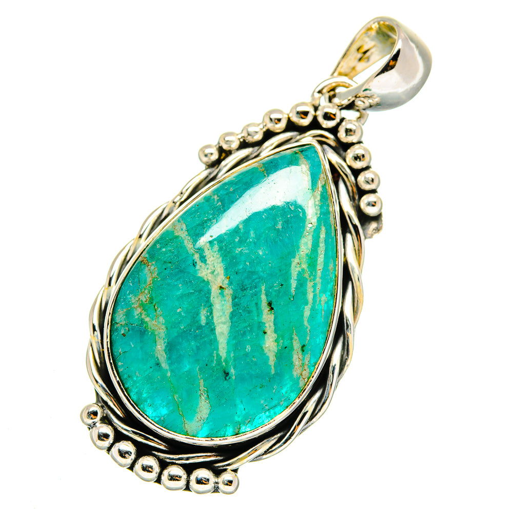 Amazonite Pendants handcrafted by Ana Silver Co - PD12230