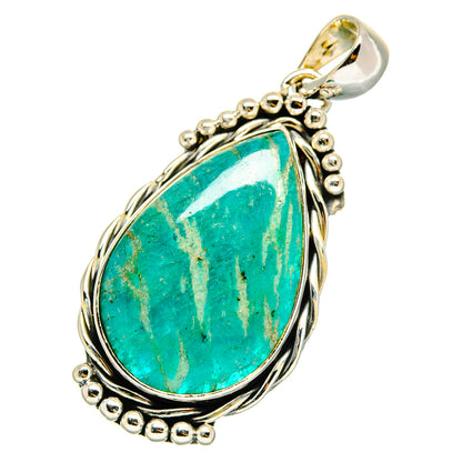 Amazonite Pendants handcrafted by Ana Silver Co - PD12230
