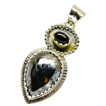 Psilomelane Pendants handcrafted by Ana Silver Co - PD12232