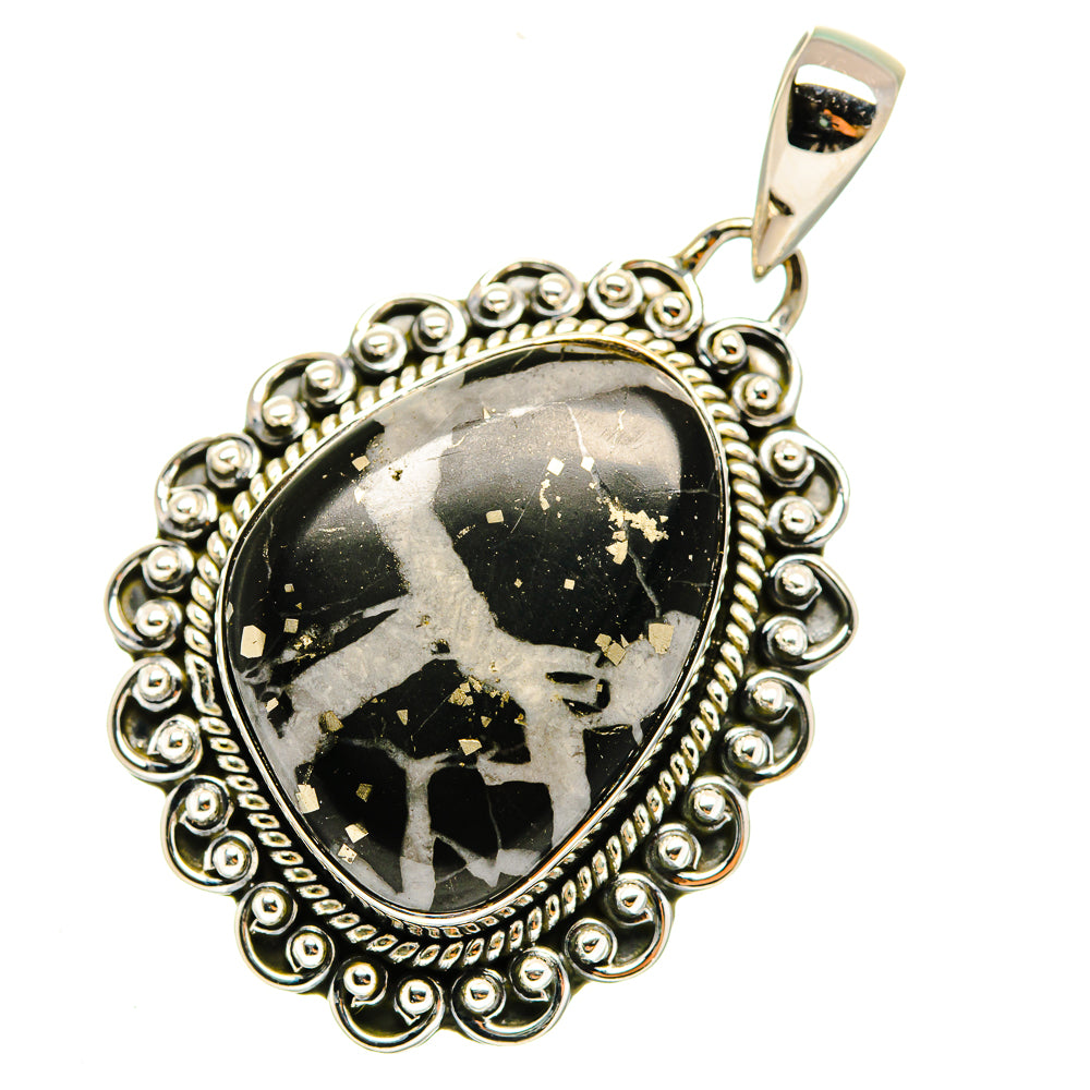 Pinolith Jasper Pendants handcrafted by Ana Silver Co - PD12242 - Photo 2