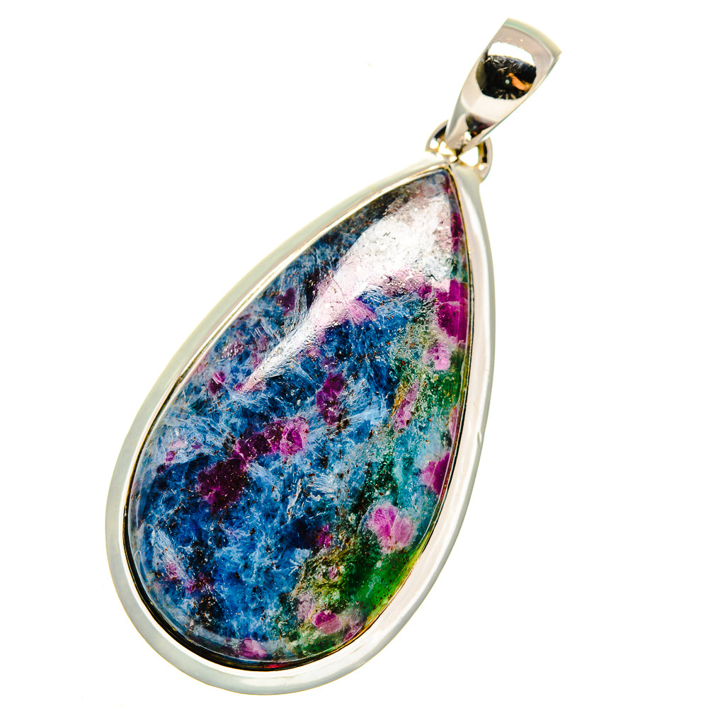 Ruby Fuchsite Pendants handcrafted by Ana Silver Co - PD12249