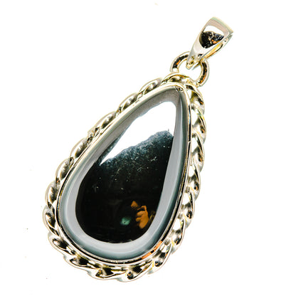 Hematite Pendants handcrafted by Ana Silver Co - PD12251