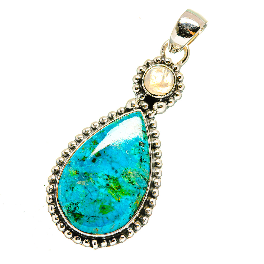 Chrysocolla Pendants handcrafted by Ana Silver Co - PD12252