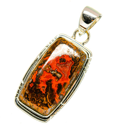 Moroccan Agate Pendants handcrafted by Ana Silver Co - PD12263