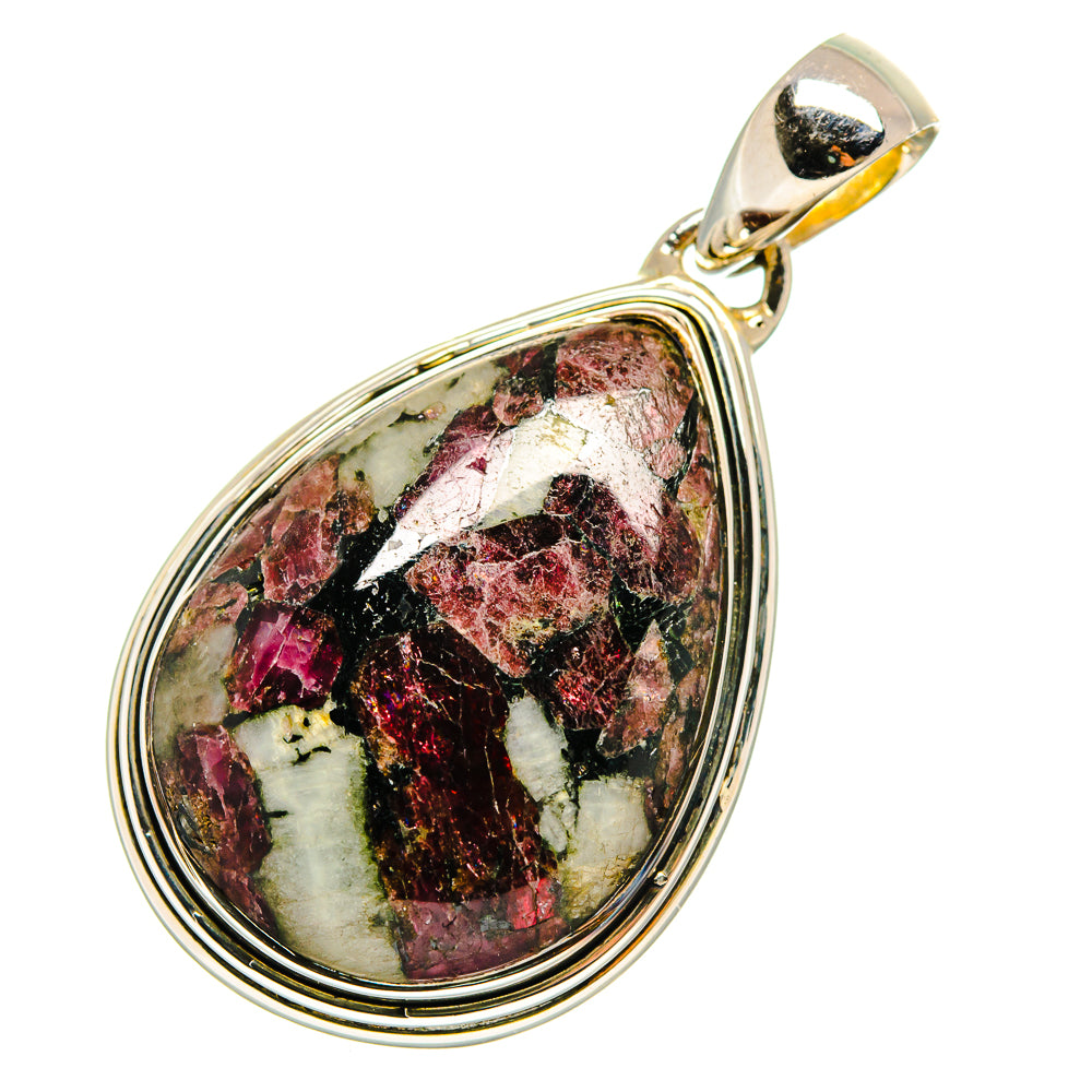 Russian Eudialyte Pendants handcrafted by Ana Silver Co - PD12280
