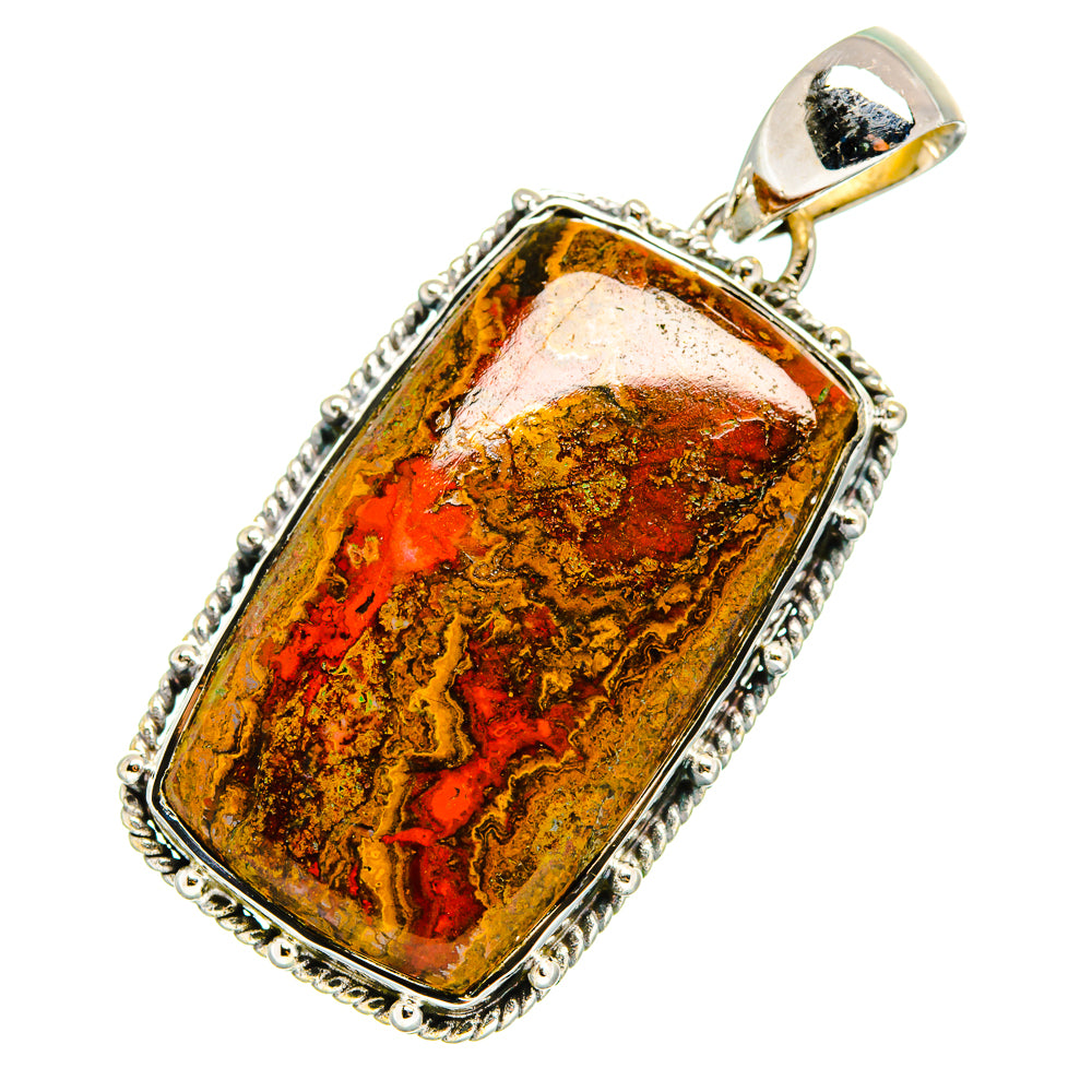 Moroccan Agate Pendants handcrafted by Ana Silver Co - PD12287