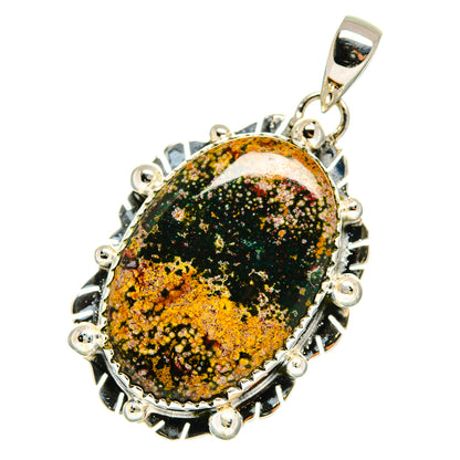 Ocean Jasper Pendants handcrafted by Ana Silver Co - PD12288