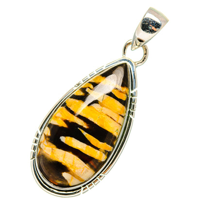 Peanut Wood Jasper Pendants handcrafted by Ana Silver Co - PD12316