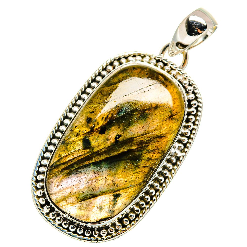 Labradorite Pendants handcrafted by Ana Silver Co - PD12317