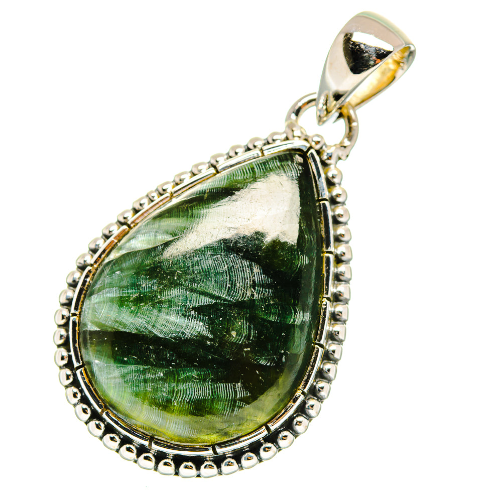 Seraphinite Pendants handcrafted by Ana Silver Co - PD12332