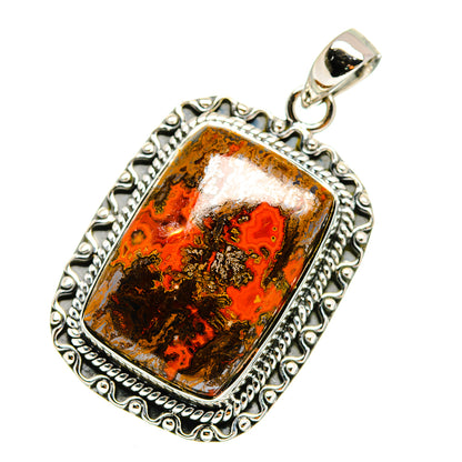 Moroccan Agate Pendants handcrafted by Ana Silver Co - PD12340