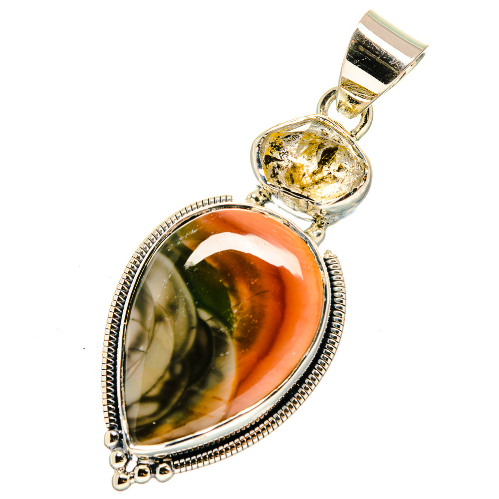 Willow Creek Jasper Pendants handcrafted by Ana Silver Co - PD12349