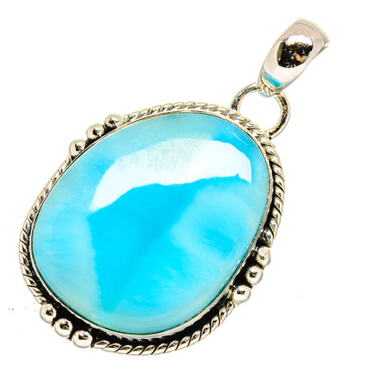 Larimar Pendants handcrafted by Ana Silver Co - PD12359
