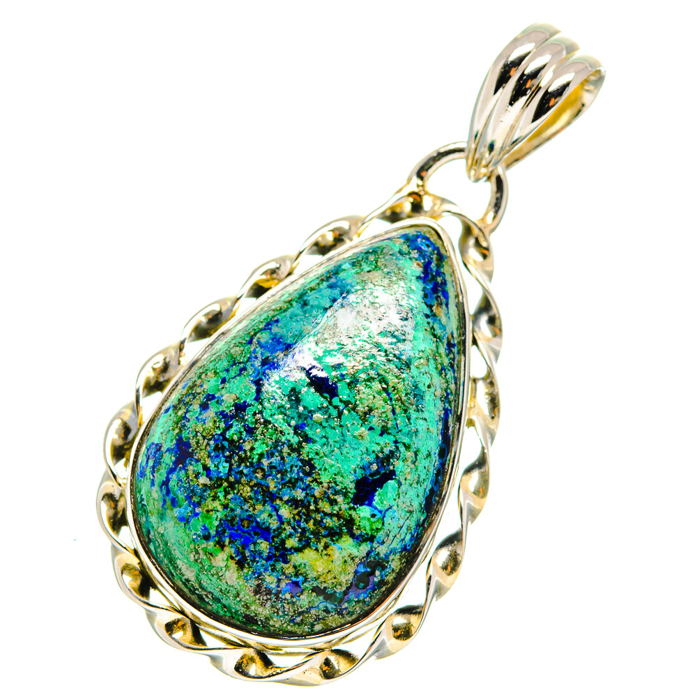Chrysocolla Pendants handcrafted by Ana Silver Co - PD12360