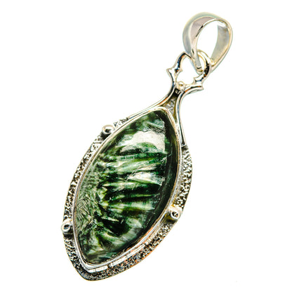 Seraphinite Pendants handcrafted by Ana Silver Co - PD12362