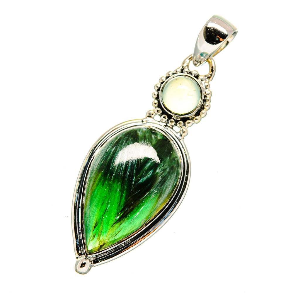 Seraphinite Pendants handcrafted by Ana Silver Co - PD12373