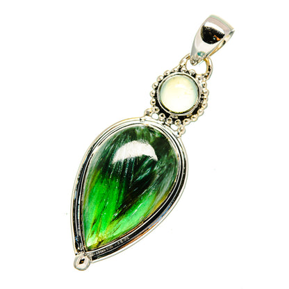 Seraphinite Pendants handcrafted by Ana Silver Co - PD12373