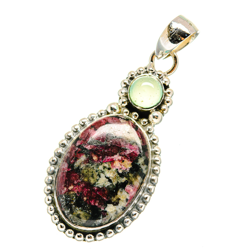 Russian Eudialyte Pendants handcrafted by Ana Silver Co - PD12374