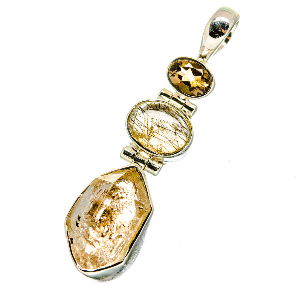 Herkimer Diamond Pendants handcrafted by Ana Silver Co - PD12391