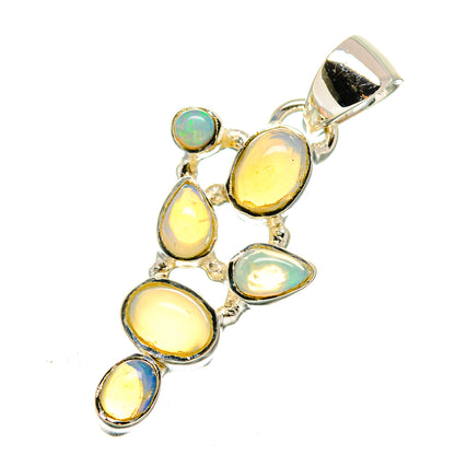 Ethiopian Opal Pendants handcrafted by Ana Silver Co - PD12403