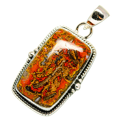 Moroccan Agate Pendants handcrafted by Ana Silver Co - PD12407