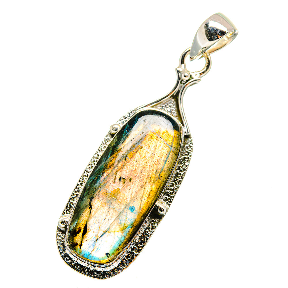 Labradorite Pendants handcrafted by Ana Silver Co - PD12414