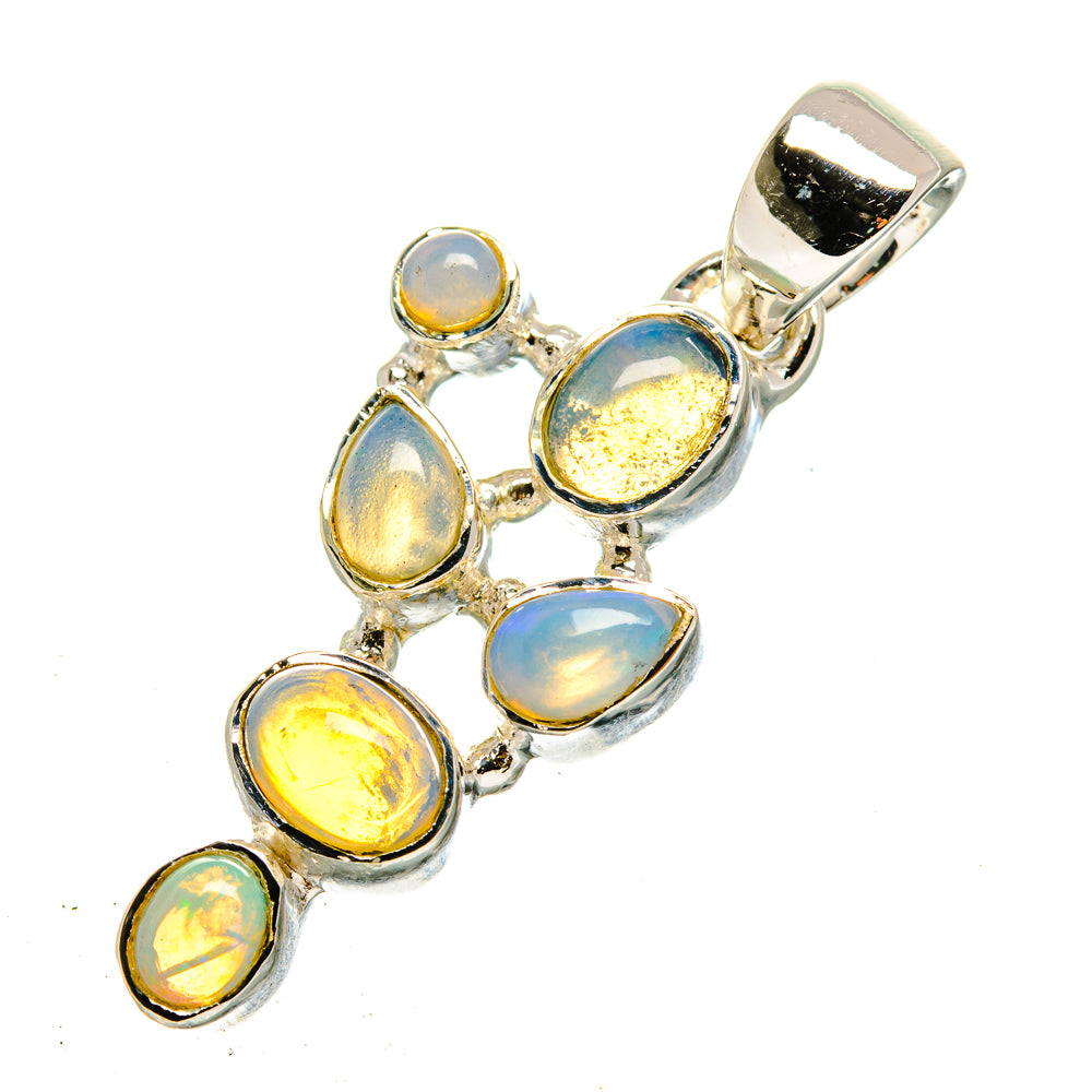 Ethiopian Opal Pendants handcrafted by Ana Silver Co - PD12421