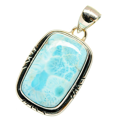 Larimar Pendants handcrafted by Ana Silver Co - PD12427