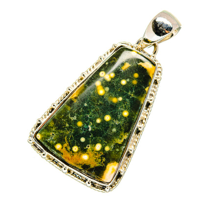 Ocean Jasper Pendants handcrafted by Ana Silver Co - PD12438