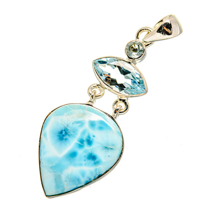 Larimar Pendants handcrafted by Ana Silver Co - PD12455