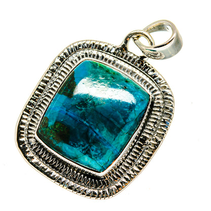 Chrysocolla Pendants handcrafted by Ana Silver Co - PD12461
