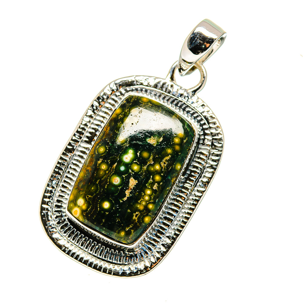 Ocean Jasper Pendants handcrafted by Ana Silver Co - PD12472