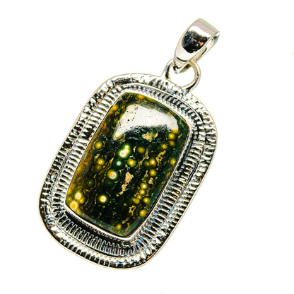 Ocean Jasper Pendants handcrafted by Ana Silver Co - PD12472