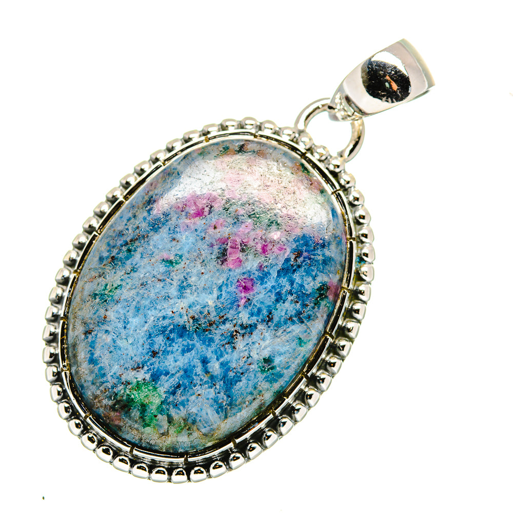 Ruby Fuchsite Pendants handcrafted by Ana Silver Co - PD12478