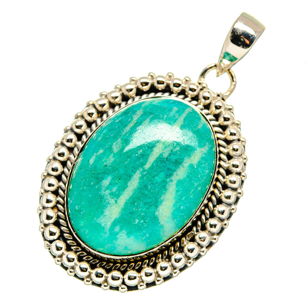 Amazonite Pendants handcrafted by Ana Silver Co - PD12504