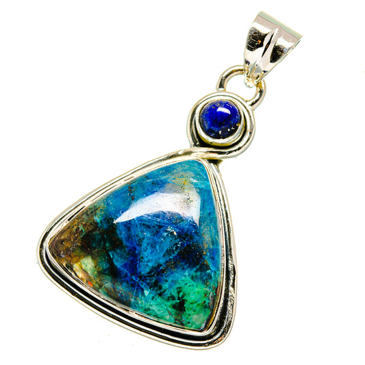 Chrysocolla Pendants handcrafted by Ana Silver Co - PD12511
