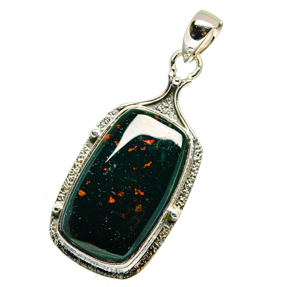 Bloodstone Pendants handcrafted by Ana Silver Co - PD12512