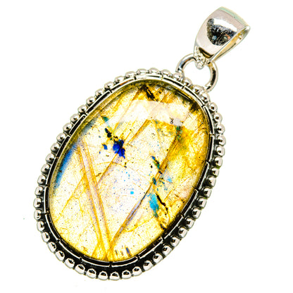 Labradorite Pendants handcrafted by Ana Silver Co - PD12516