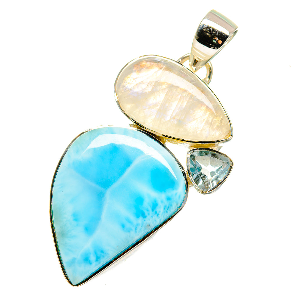 Larimar Pendants handcrafted by Ana Silver Co - PD12532