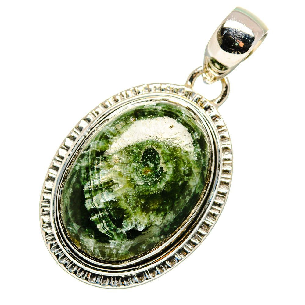 Seraphinite Pendants handcrafted by Ana Silver Co - PD12540