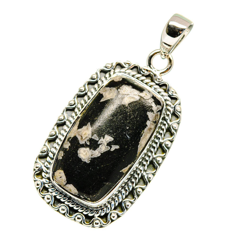 Pinolith Jasper Pendants handcrafted by Ana Silver Co - PD12549