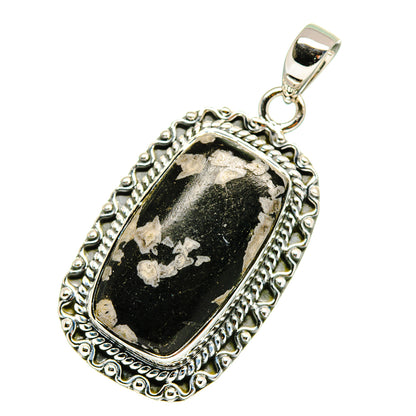 Pinolith Jasper Pendants handcrafted by Ana Silver Co - PD12549