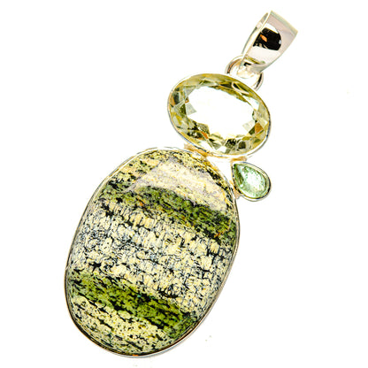 Lizard Jaser Pendants handcrafted by Ana Silver Co - PD12555