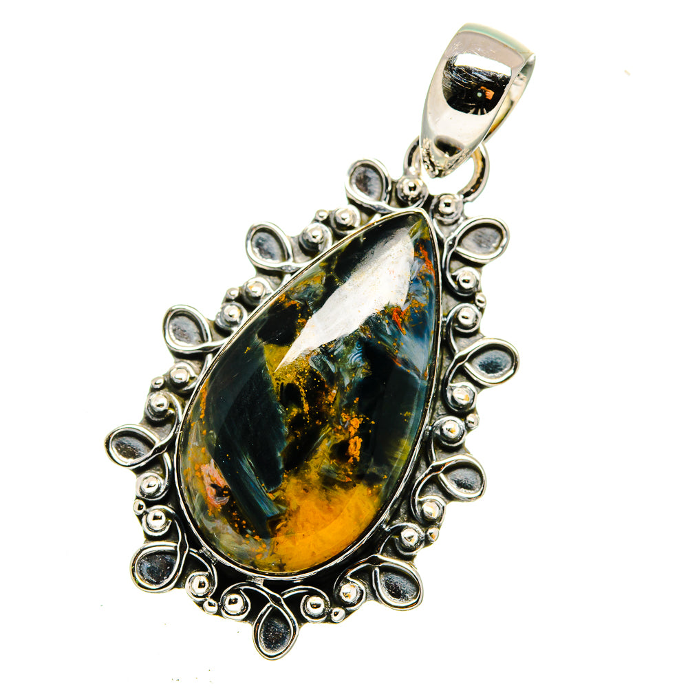 Pietersite Pendants handcrafted by Ana Silver Co - PD12568